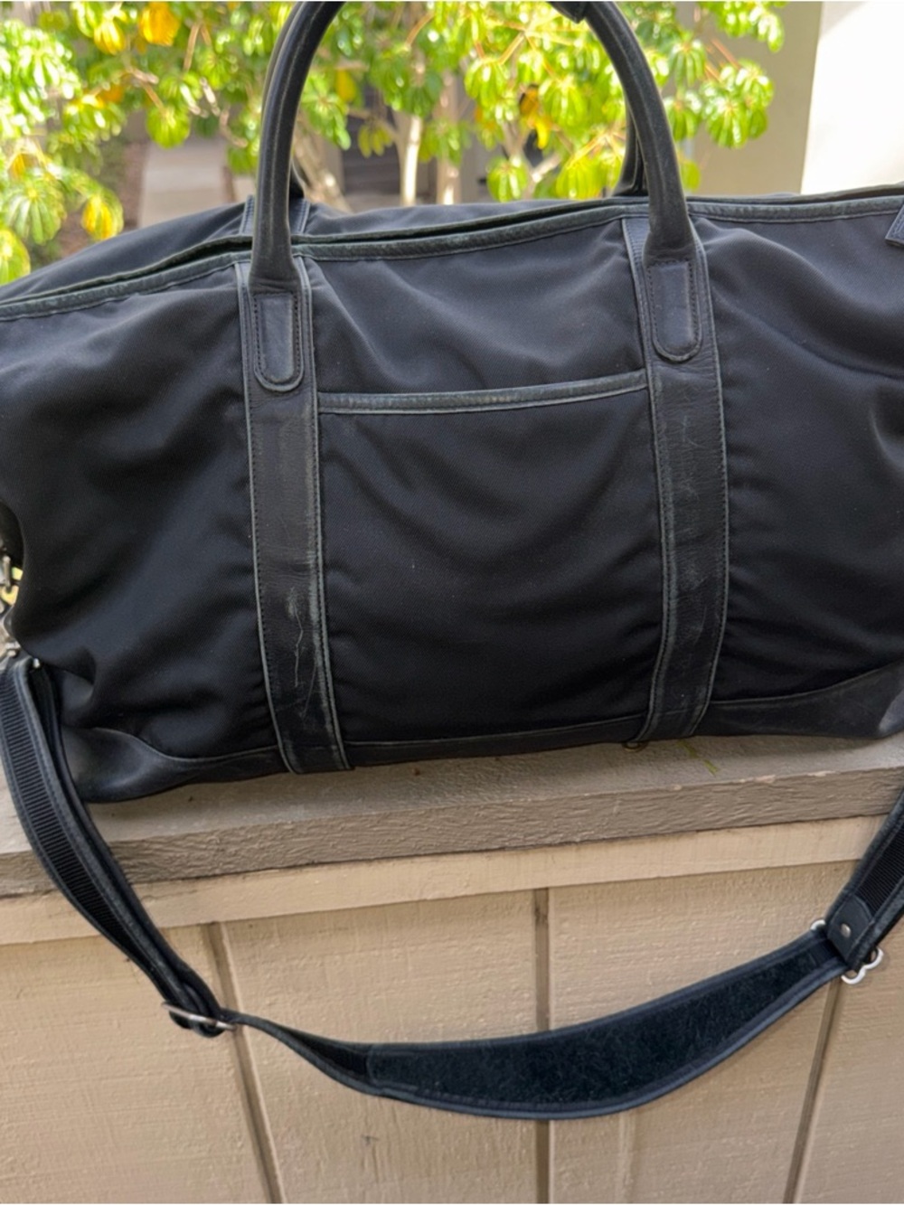 Vintage Coach Authentic black Overnight Huge Bag Crossbody